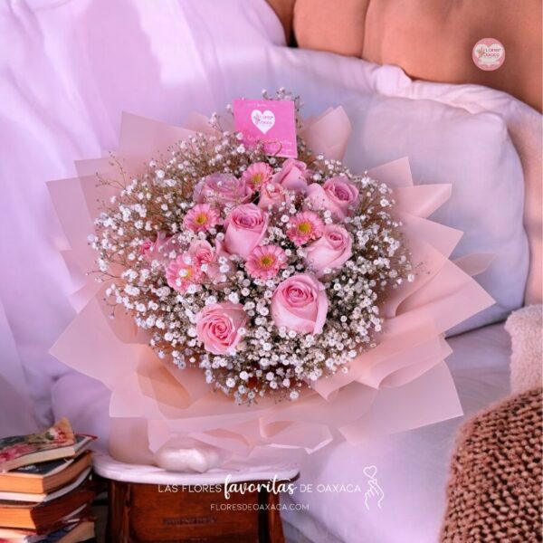 Roses and Gypsophilia - Image 2